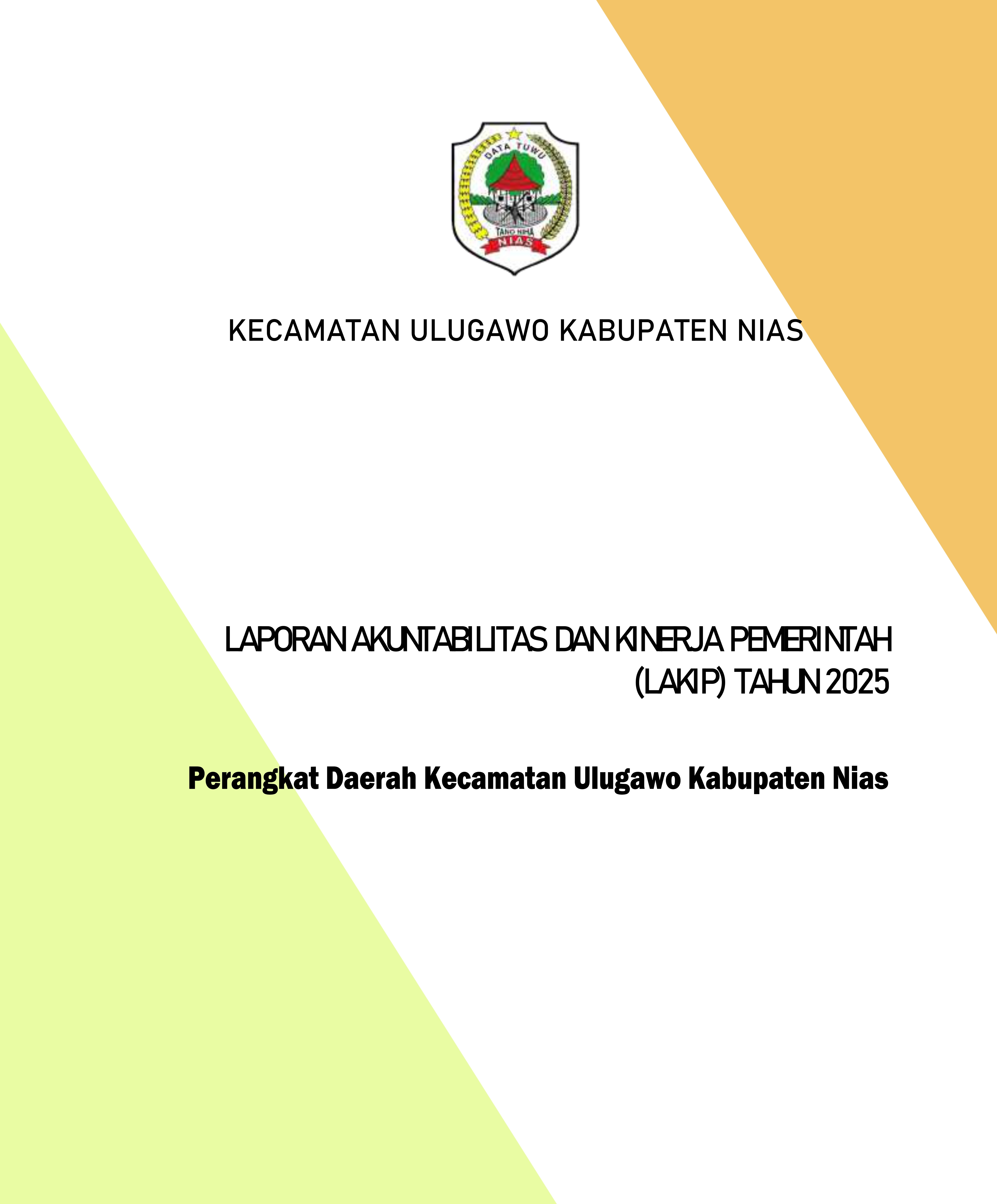 LAKIP KECAMATAN ULUGAWO 2025