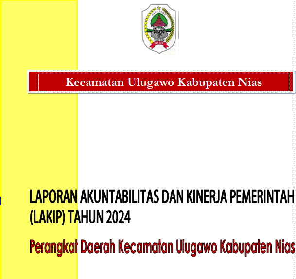 LAKIP KECAMATAN ULUGAWO 2024